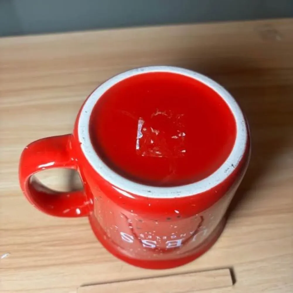 GUESS Los Angeles Red Speckled Mug